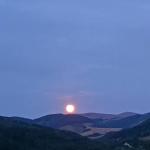 tramonto della luna
