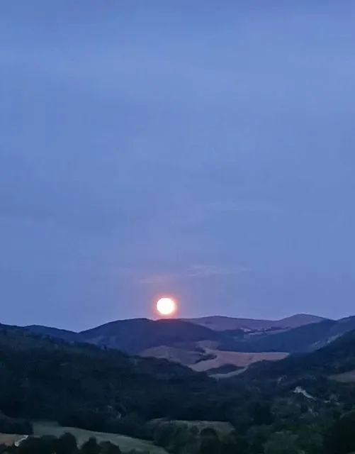 tramonto della luna