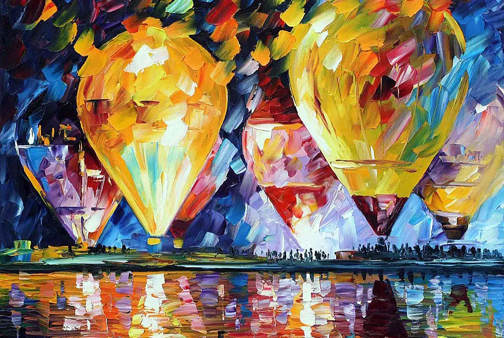 Afremov_Mongolfiera