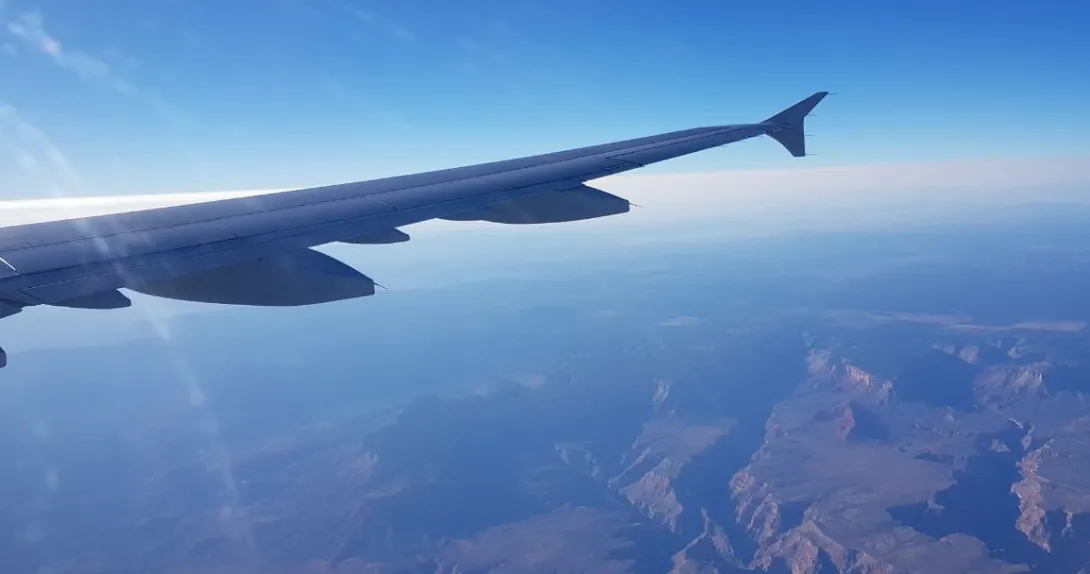 veduta dall'aereo